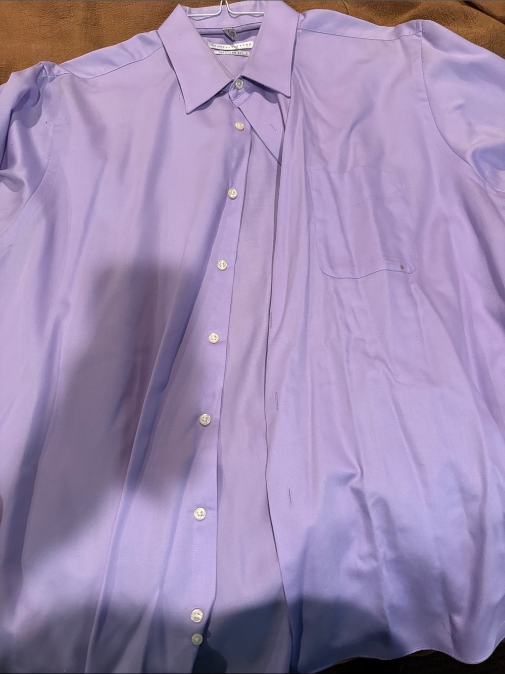 Geoffrey Beene Lavender Men's Dress Shirt